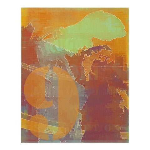 0317 (A+D) Yellow Nine (16" x 20")