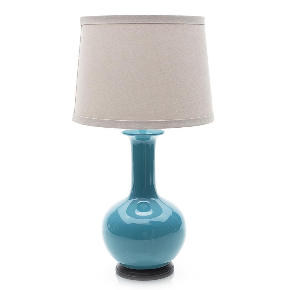 Blue Bulb Base Table Lamp