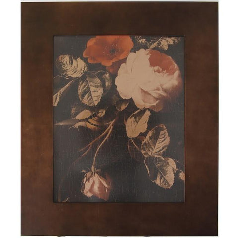0775 (A+D) Bronze Floral (24" x 18")