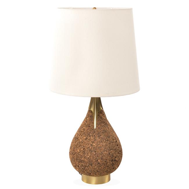 Cork Teardrop Table Lamp