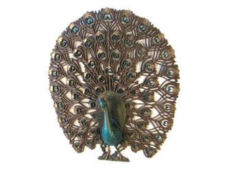 Peacock Metal Wall Hanging