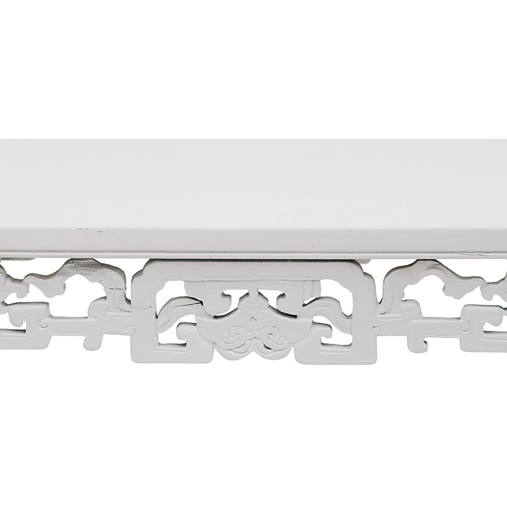 White Asian Console Table