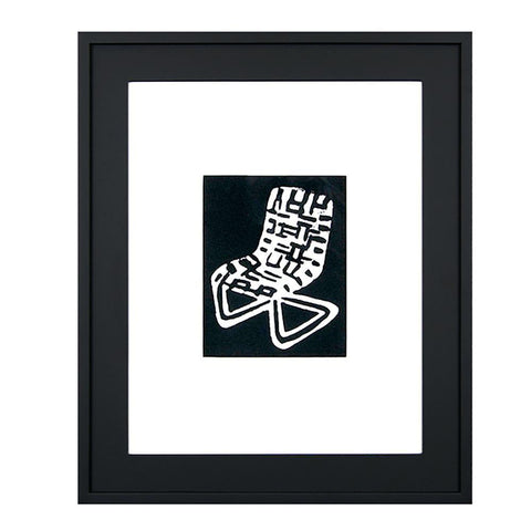 0213 (A+D) Lawn Chair Woodcut