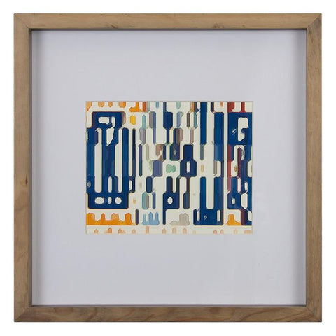 0174 (A+D) Chicago Abstract (17.5" x 17.5")