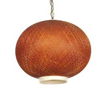 Orange Brown String Pendant Lamp