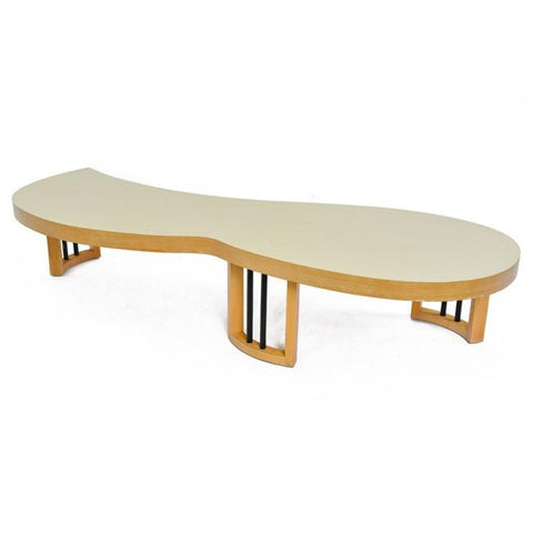 White Top Wood Coffee Table