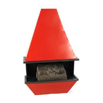 Red Electric Fireplace