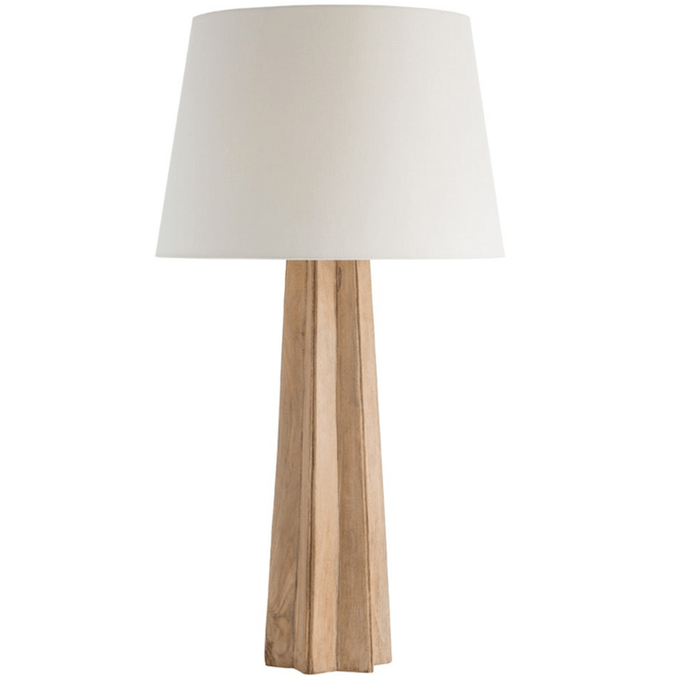 Wood Star Table Lamp