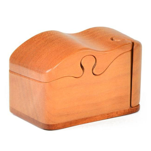 Brown Wooden Compartment Box