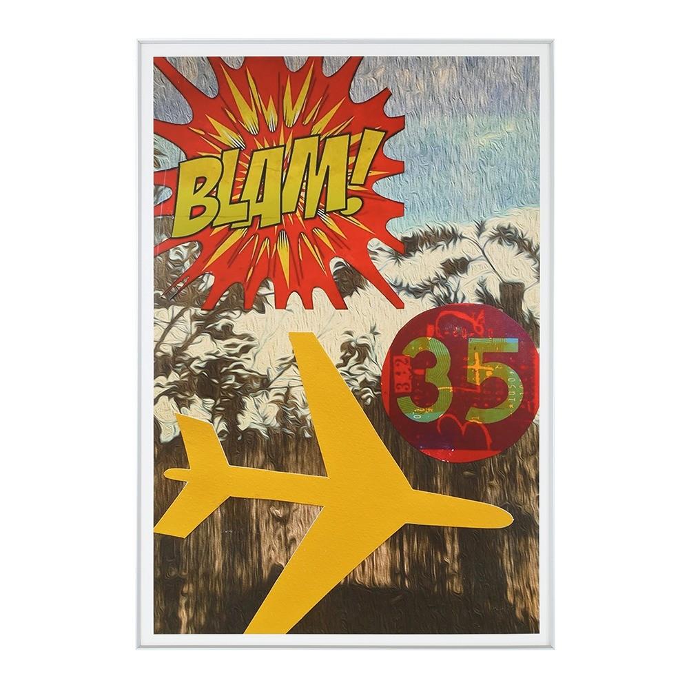 0824 (A+D) Blam Plane Thirty Five (9" x 13")
