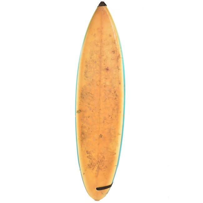 Surfboard - Aqua & Yellow