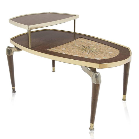 Star Mosaic Two-Tier Table