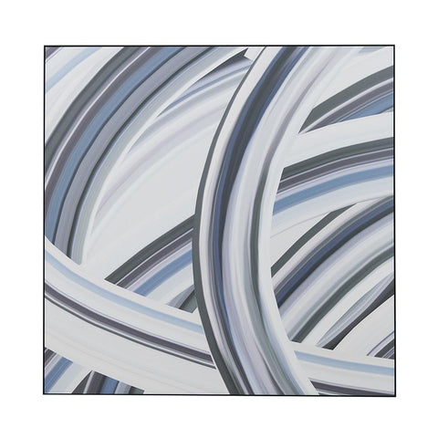 0892 (A+D) Gray Blue White Swirls A (30" x 30")