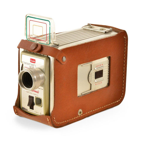 Brownie 8mm Camera with Leather Case