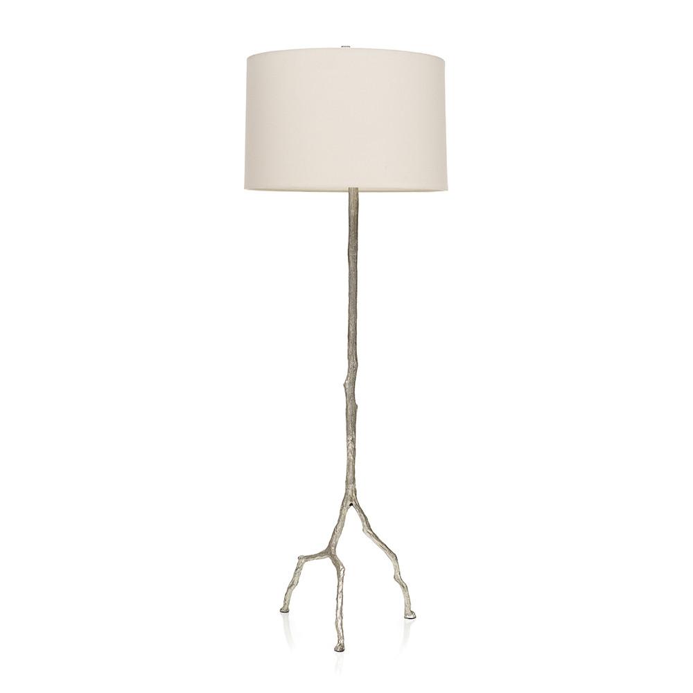 Silver Leaf Forest Park Table Lamp