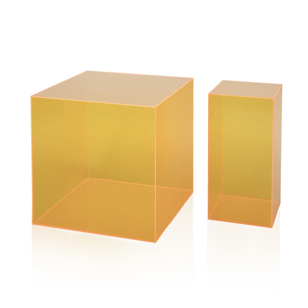 Orange Plexi 2' Cube