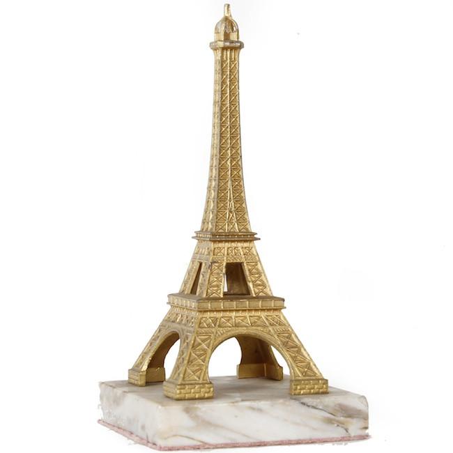 Gold Marble Eiffel Tower