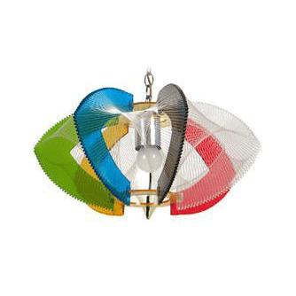 Vintage Colorful Plexi String Hanging Pendant Lamp