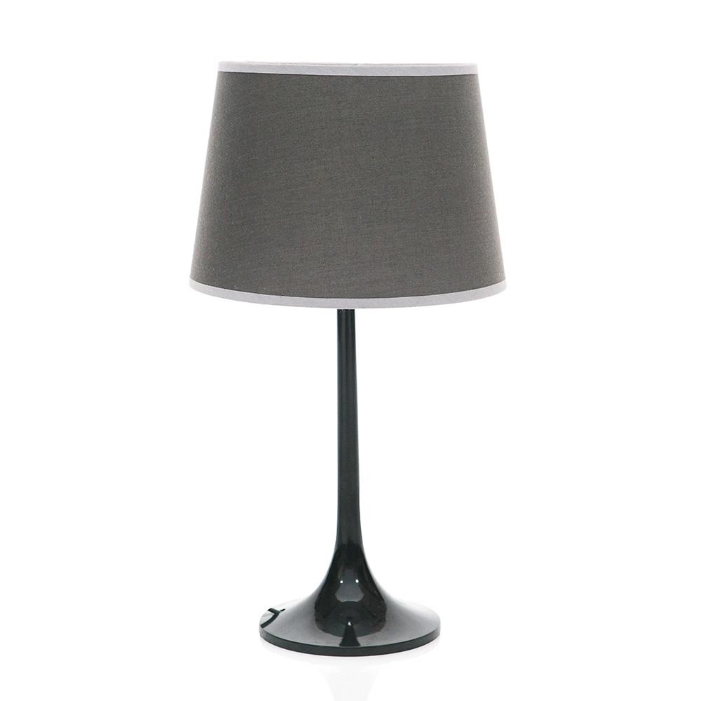 Black Plastic Table Lamp