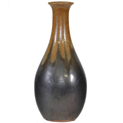 Black Brown Rustic Vase