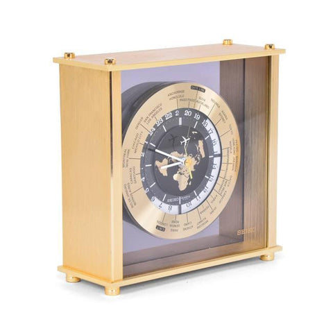 Seiko - Gold Square Clock