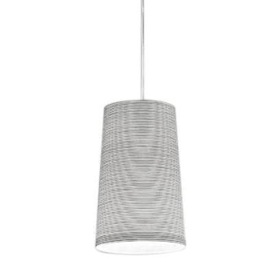 Grey Stripes Hanging Pendant Lamp