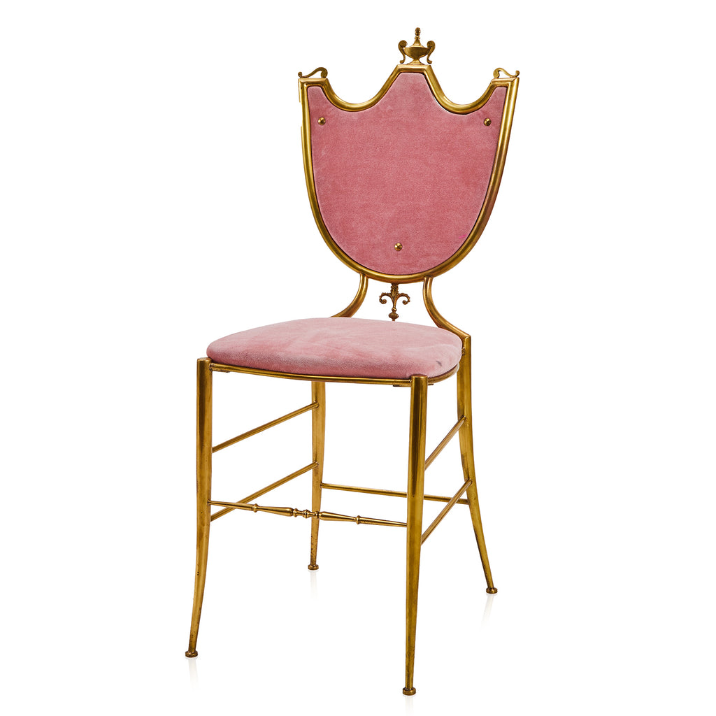 Pink & Gold Princess Side Chair