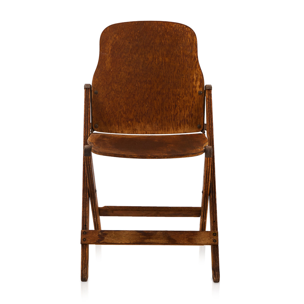 Wood Rustic Flat Folding Chair