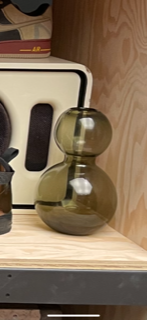 Bulbous Glass Vase