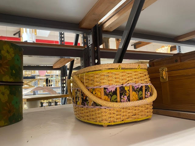 Floral Picnic Basket